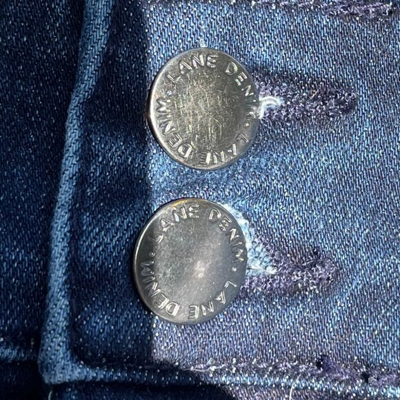 Lane Bryant Flex Magic Waistband Tighter Tummy High-Rise Straight Leg Blue Jeans - Picture 3 of 8